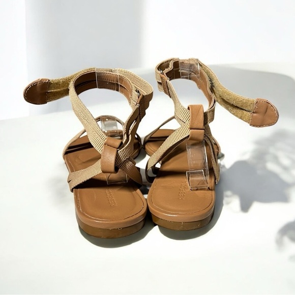 🌻NEW Rebecca Allen The Women's Flat Two Strap Sandals Size 9 - Picture 3 of 11